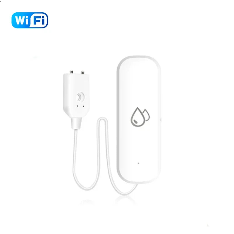 WiFi Smart Water Leak Sensor – Real-Time Flood Alert (Tuya & Smart Life Compatible)