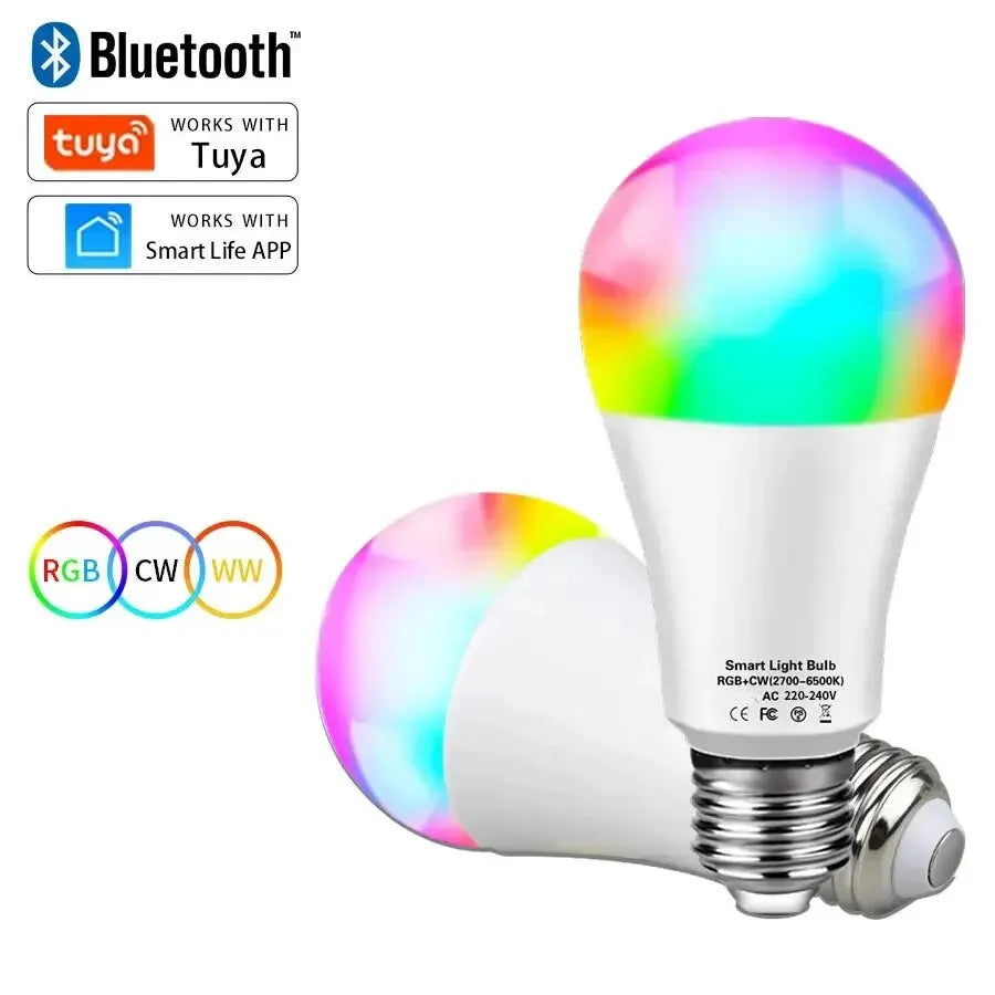 Flowly Smart RGB LED Bulb E27 – App-Controlled Lighting