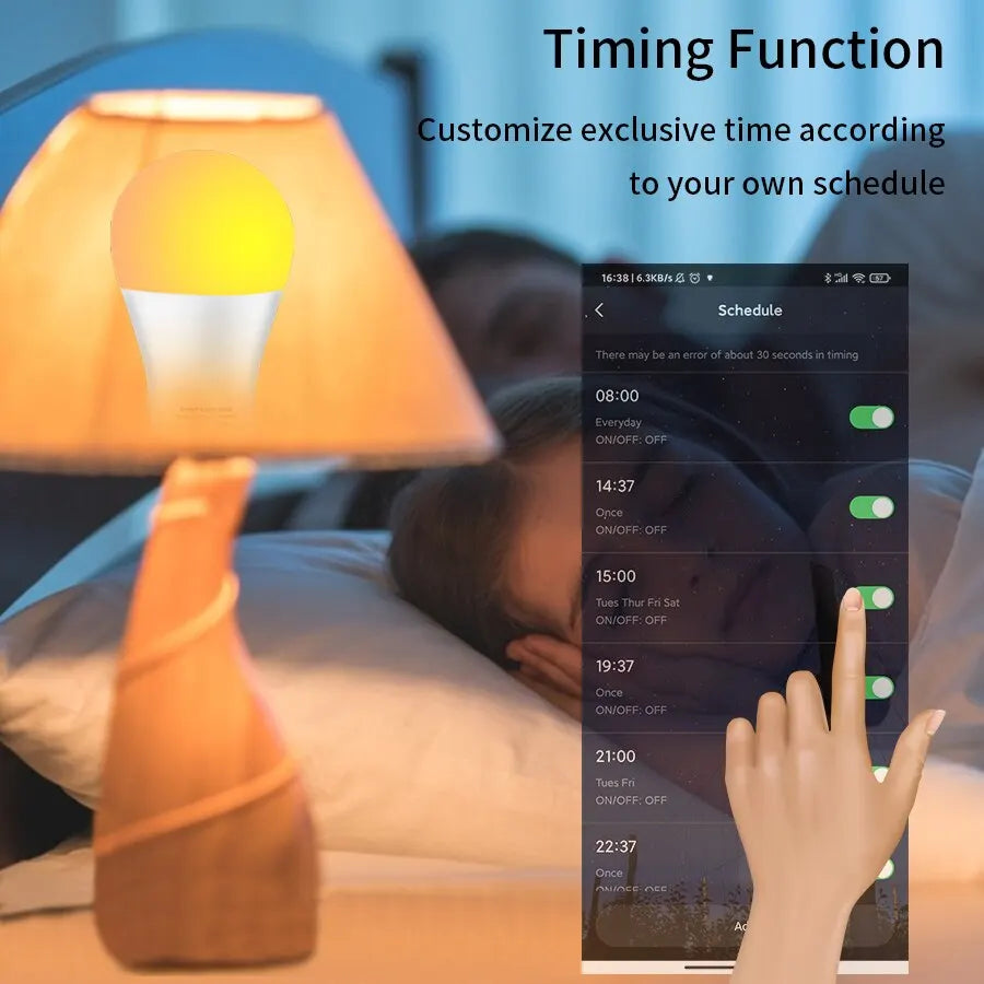 Flowly Smart RGB LED Bulb E27 – App-Controlled Lighting