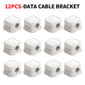 Magnetic Cable Organizer Clips – 12 Pack Rotating Adhesive Desk Cord Holder