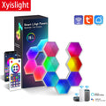 Smart Hexagon LED Wall Panels (6-Pack) – App & Voice Controlled Ambient Lighting