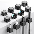 Magnetic Cable Organizer Clips – Rotating Adhesive Desk Cord Holder (3-Pack / 6-Pack)