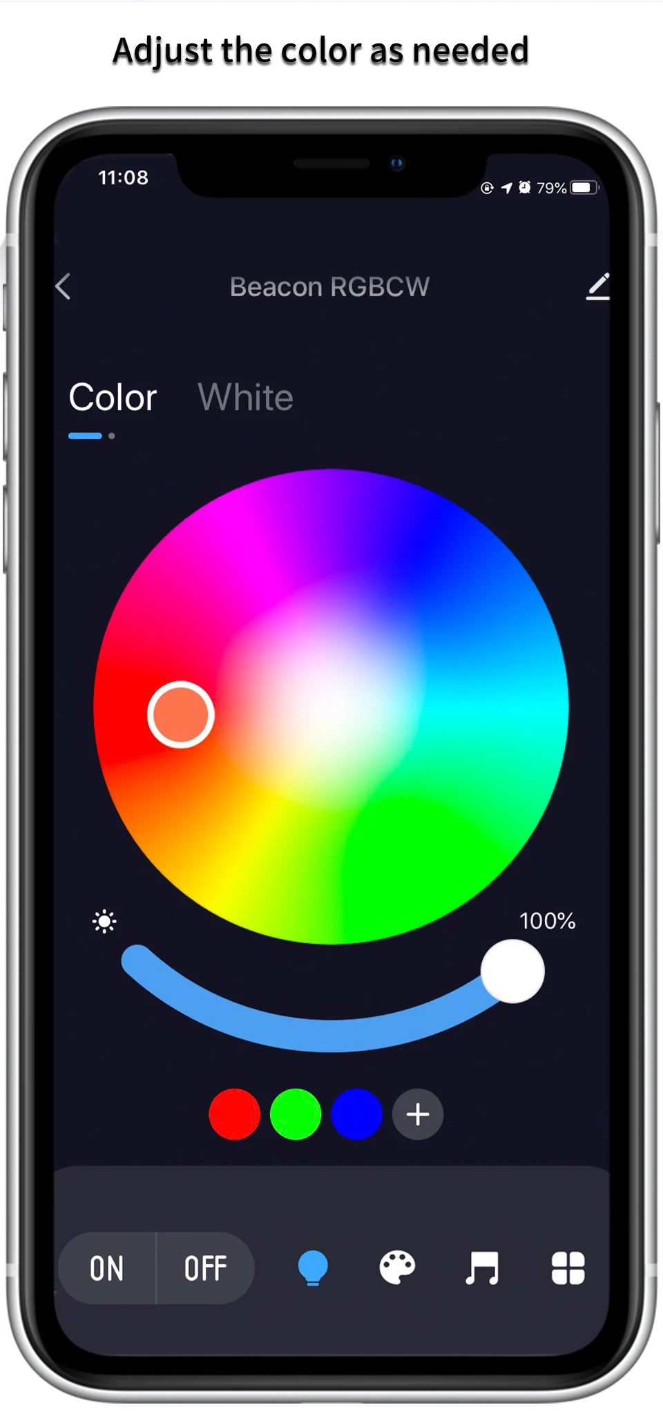 Flowly Smart RGB LED Bulb E27 – App-Controlled Lighting