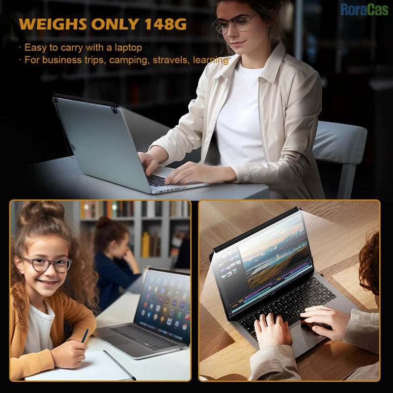 Portable Aluminum Monitor Light – Eye-Care LED Bar with 5 Light Modes